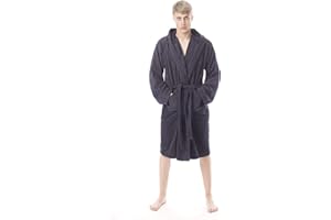Toro Rocco Bath Robe Men's Hooded Towelling Dressing Gown 100% Cotton Terry Towel Gowns Robes Bathrobe For Men Hotel Holiday