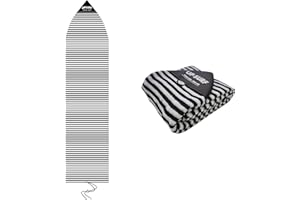 UP SURF UPSURF 5'8"/5'10"/6'0"/6'6"Surfnoard Sock Cover-Long Board Sock Cover Light Protective Bag for Your Surf Board