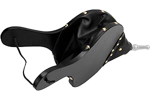 GOSHYDA Fuelle Manual Para Chimenea, Boquilla De Soplador De Aire De Madera Grande De 16 "x 7" Con Cuerda De Acebo Para Camping Al Aire Libre, Barbacoa, Picnic(Tubo de plata)