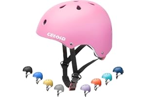 CELOID Kinder Fahrradhelm, Kleinkind Skateboard Helme für Alter 3-5-8-10-16 Jahre Jungen Mädchen, verstellbare Multi-Sport Fahrrad Skateboarding Fußball Roller Skating Roller