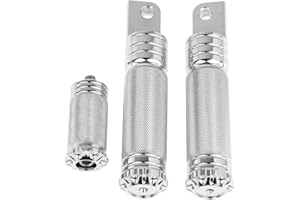 HCmotorku Motorrad Fußrasten Fußstütze Schalthebel Passend für Harley Sportster XL883 XL1200 Touring Road King Softail Dyna Chrom