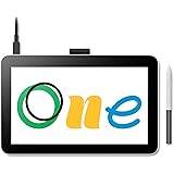 Tavoletta da disegno Wacom One 12 con schermo da 11,6", Full-HD 99% sRGB, inclusa penna EMR senza batteria, per Windows, Mac,