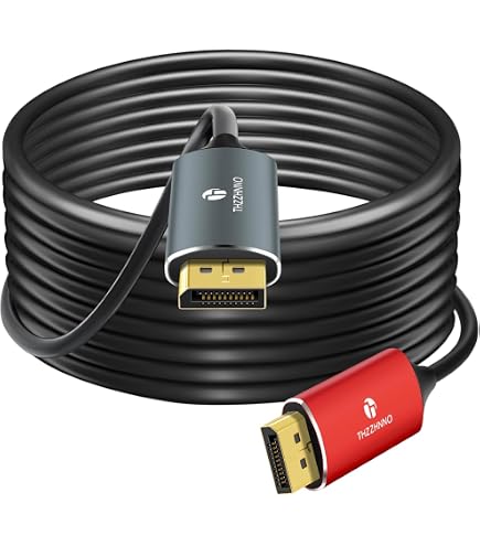 Cavo DisplayPort In Fibra Ottica 15 Metri - Supporta 8K@60Hz, 4K@144Hz, 48Gbps, Per Gaming, Monitor E Schede Grafiche