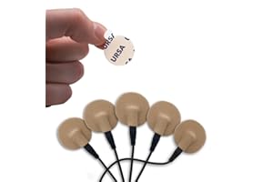 URSA STRAPS URSA Soft Circles: Wiederverwendbare weiche Abdeckungen für Lav-Mikrofone, 25 mm, Beige, 15 Stück