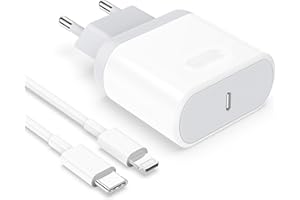 Cargador for iPhone Carga Rapida - for iPhone 14/14 Plus/14 Pro/14 Pro Max/13/12/11/X/XS MAX/XR/SE/8/7/6, 25W USB C Enchufe Rapido con 2M Cable Cabezal Adaptador Pared Charger Corrient Ecowaare