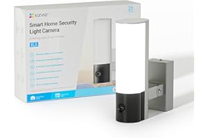 EZVIZ EL3 Caméra Extérieure WiFi 2K avec Projecteur, Luminosité de 780 lumens, Audio Bidirectionnel et Défense Active, Détection de Personnes et de Véhicules par l'IA, Vision Nocturne Couleur