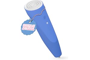 caseroxx Étui de protection compatible avec Ravensburger TipToi (coque en silicone pour Ravensburger TipToi) en bleu TipToi le stylo 110" 4ème génération.