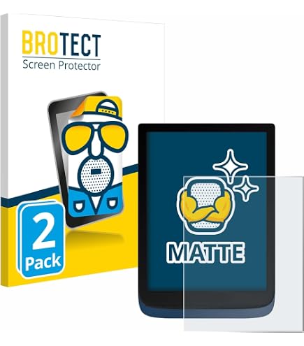BROTECT AirGlass Protection Écran Verre Hybride Pour Kobo Aura – Ultra Fin, 9H Anti-Rayures, Anti-Empreintes, Flexible
