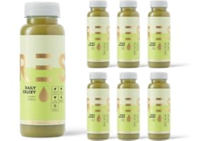 PRSS 100% COLD PRESSED PRESS Healthfoods, Celery Juice, 6 x 250ml, Cold Pressed Juice, Celery Juice containing Celery Spinach & Lemon, Green superfood, Vegan Friendly