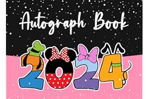 Girls Autograph Book 2024: Capture Cherished Signatures and Photos of Characters, Celebrities, and Loved Ones for Unforgettable Theme Park Adventures, Vacation Trips, and Cruises for Kids