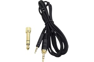 Xingsiyue Ersatz Kopfhörer Kabel für Sennheiser HD598 HD599 HD569 HD579 HD518 - AUX Schnur mit 6.35mm Adapter