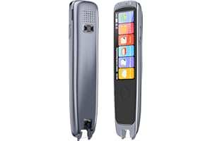 L-TIMEYUU Scan Reader Pen for Dyslexia, Real Time 134 Languages Translator Device Supports Voice Scan to Text and Speech Smart Digital Reading Pen for Dyslexia, Students, Travel, Business