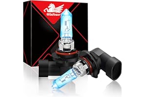 WinPower Hir2 12V 55W Halógeno Bombillas 9012 Faros 5000K Blanco cálido Lámpara, 2 Piezas