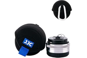 JJC Neopren Objektivtasche Objektivbeutel Schutzbeutel Wasserabweisend für für Sony Canon Nikon Fuji Olympus Panasonic Objektiv Lens Pouch Tasche - S
