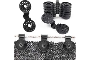 CHIHUTOWN 40 Pcs Shade Cloth Plastic Clips, Shade Cloth Heavy Duty Lock Grip, Sun Shade Clips, Shade Netting Fixing Clips, Shade Cloth Fabric Clip, Shade Fabric Accessories