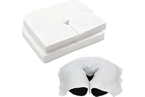 300 stycken nässlitsar, ansiktskuddar för massagesäng, fleece nässlitsdukar massagesäng, ansiktsdyna för nackstöd för alla sm