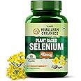 Vlado’s Himalayan Organics Plant Based Selenium 40mcg | Good For immune Support | Promote Heart Health And Cardiovascular System - 60 veg Capsules