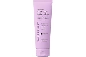 Tanologist Hydrating Daily Glow Gradual Self-Tanning Lotion, Medium - Dark, 250ml