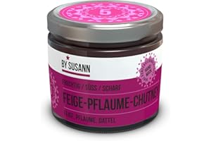 ‎BY SUSANN BY SUSANN - 05 FEIGE-PFLAUMEN-CHUTNEY im Glas (1 x 150 g), Geschmackserlebnisse mit intensiven und natürlichen Aromen, fruchtig, süß, scharf