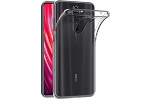 COPHONE® Etui ochronne kompatybilne z Xiaomi Redmi Note 8 Pro przezroczyste antypoślizgowe silikonowe etui przezroczyste i dyskretne