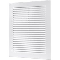 Ventilatierooster ventilatierooster zilver zwart wit aluminium