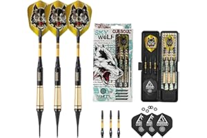 CUESOUL New Punta Morbida Freccette 3 Complete Freccette 16-Gram Barrels (The Sky Wolf Series)