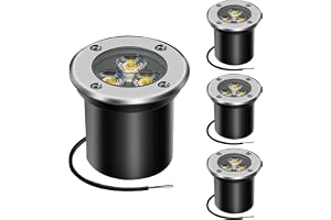 AHOTSUK 3 W LED i marklampor elnätdrivna utomhus underjordiska lampor begravda lampor 12 V 24 V P67 vattentät lågspänning lan