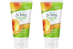 BEAUTY MIX St. Ives Invigorating Apricot Facial Scrub 150ml, Deeply cleans pores, instantly revealing skin's natural radiance, Pack of 2