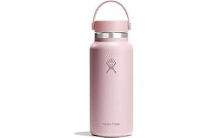 Hydro Flask - Wide Mouth Gourde Isotherme 946 ml (32 oz) - Bouteille Inox à Isolation Sous Vide - Bouchon Antifuite et Revêtement par Poudre - Trillium
