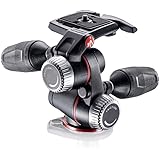 Manfrotto X-Pro 3-Wege-Neiger, für Kamerastative, Kugelkopf, Kamera-Stabilisator, Fotozubehör für Content Creation, Professio