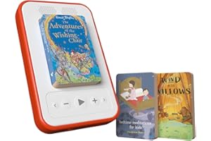 Voxblock - Screen Free Audio Player for Kids - Voxblock Starter Pack - Red - Ages 3-12+ - AudioBooks for Winding Down - Bedtime Stories Bundle - Portable - Long Battery Life - Connectivity Free