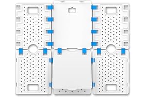 BoxLegend V4 Enlarged & Widened Shirt Folder - Folding Board for Adults Laundry Tool - Clothes Folder - White