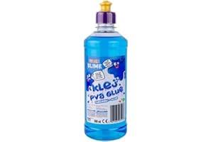 TUBAN PVA-Kleber für Slime 500 ml – Kleber für Papier und Karton – Ideal zum Spielen – Sicher – Decoupage – DIY – Scrapbooking – Kleber für Bastelarbeiten - Blau