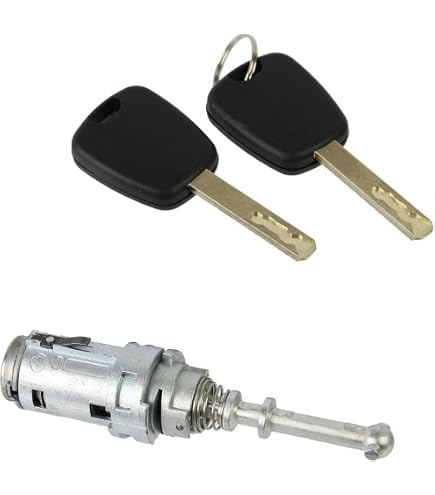 Kit Serrure + Barillet Pour Portes Avant Droite SEAT Ibiza, Cordoba, Toledo, Leon - Avec Clés, Neuf