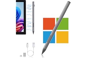DILIICHAR Surface Pro Pen Stylus for Surface Pro 11/9/10/8/X/7/6/5/4/3(4096 Finest Control, Eraser Key), Microsoft Surface Pen with USB-C Fast Charge, Surface Pro Pencil for Surface Go 2/3/4/Book/Laptop/Studio