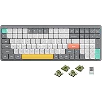 nuphy Halo96 V2 Draadloos toetsenbord, joint-structuur, 96% hot-swappable gaming-toetsenbord, 99 Kyes RGB mechanisch toetsenbord, compatibel met QMK/ VIA nuphy Halo96 V2 Draadloos toetsenbord, joint-structuur, 96% hot-swappable gaming-toetsenbord, 99 Kyes RGB mechanisch toetsenbord, compatibel met QMK/ VIA