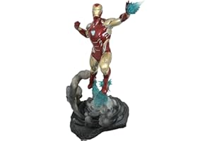 DIAMOND SELECT TOYS - Diorama de la colección Marvel Movie Gallery del Personaje Iron Man de la película Avengers: Endegame, Multicolor FEB198521)