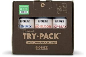 BioBizz - Try Pack Outdoor, fertilizante para cultivo de plantas en exteriores