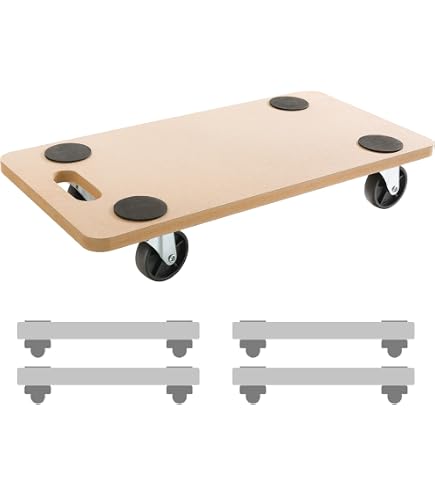 Produktbild von E.S.B. Transportroller XL – Tragkraft 500 Kg, 810x720x195 Mm, Enzianblau, Stabil Und Stapelbar