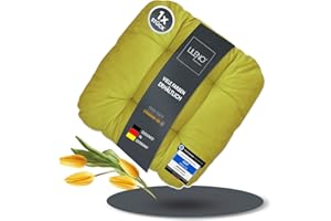 LILENO HOME Juego de 1 cojín para silla de color verde (38 x 38 x 8 cm) - Cojín para silla de jardín, cocina o comedor - Cómodo resistente a los rayos UV para interior y exterior, cojín para silla