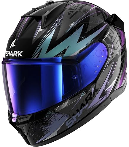 SHARK, Casco Moto Integrale SKWAL i3 LINIK Grey/Yellow AYK, XS