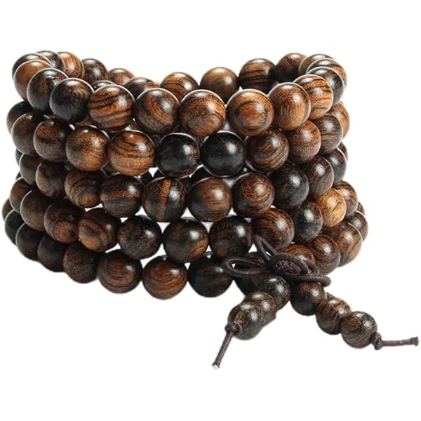 MILAKOO Houten kralen armband Tibetaanse boeddhistische meditatie mala