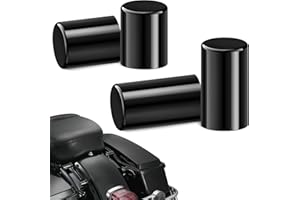 Amazicha Kit de Housses de quincaillerie d'accueil Noires compatibles avec Harley Davidson Touring Street Glide, Electra Glide, Road Glide, Road King à partir de 2009