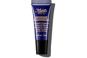 KIEHL'S Midnight Recovery Eye, 15 ml, erholsame Augencreme, Augenbehandlung für strahlendes Aussehen und jünger aussehende Augen am Morgen