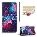 Produktbild SKYXD für Samsung Galaxy J7 2016 Hülle Leder Fantasie Bunte Stern Muster Folio Klappbar Handy Tasche Schutzhülle [Magnet / Brieftasche Kartenfach / Standfunktion] Klapphülle mit [Handyanhänger + Eingabestift] Zubehör Set für Samsung Galaxy J7 2016 J710F Case Bookstyle Flip Leather Cover With [Stylus and Dust Plug]