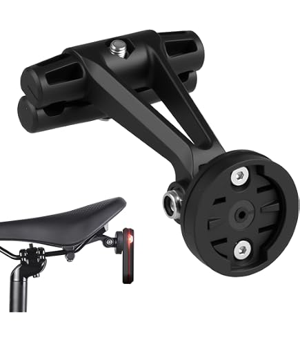 Support Inférieur RAVEMEN Pour Guidon Intégré – Alu 11,5g, Double Fixation 3,2mm, Compatible Garmin, Caméra Et éclairage