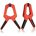 MAKINGTEC 2 pcs 9" inch Spring Clamps,Powerful Clamping Force Spring Clamps for Woodworking,Heavy Duty Plastic Extra Wide Spring Clamps,Durable Clamps, Heavy Duty Clip, Large Strong Plastic Clamps