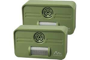 Gardigo Hunde- und Katzenabwehr - 2er Set | Hundeschreck und Katzenschreck für Garten I Ultraschall Tiervertreiber I 70° Erfassungswinkel, 7m Reichweite | Gegen Hunde und gegen Katzen | Tierabwehr