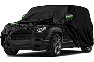 JUDANNA Funda Coche Reemplazo para Land Rover Defender 110 2020-2024, Funda para Coche Exterior Cubre Coches Impermeable Transpirabl Coberturas Completas protección de Nieve, Lluvia, Polvo