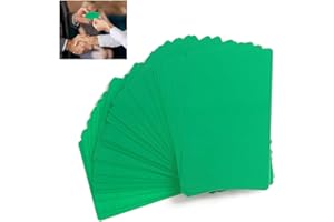 Bustlwor 50 Stück Blank Aluminium Namenskarte, Gravierte Metall Visitenkarten, Metall Visitenkarten Rohlinge 0.21 mm Dick, Geeignet für Büro- und DIY-Geschenkkarten(Grün)…